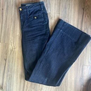 Pilcro by Anthropologie Dark Blue Women's Trouser Jean. Size 27